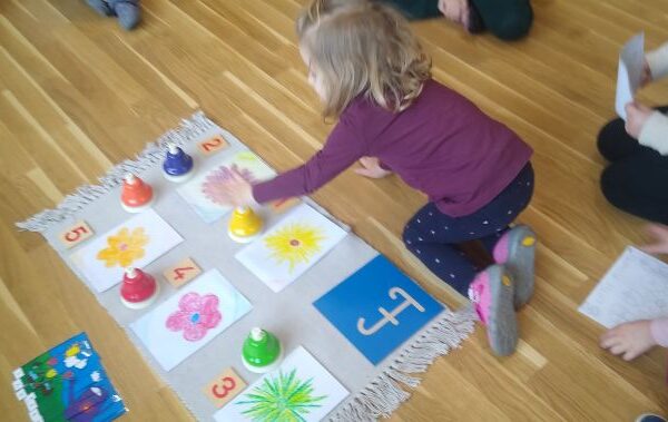 Die Frühlingsstimmung kommt im Kindergarten an.