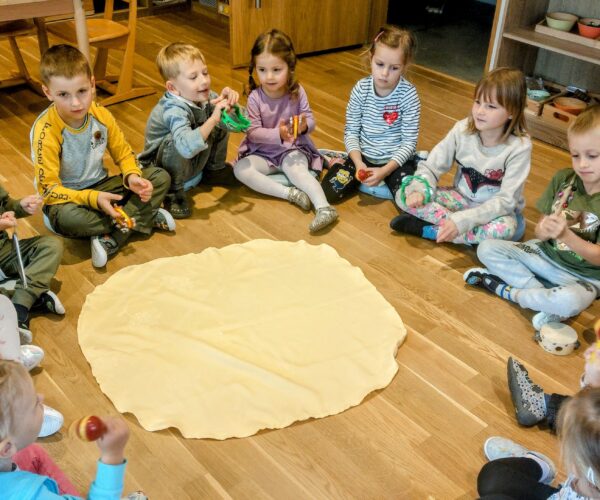 Zajęcia muzyczne w naszym przedszkolu.