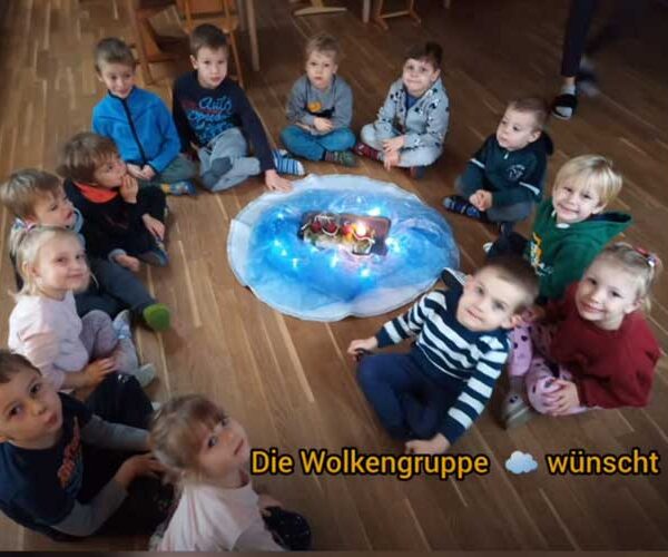 Weihnachtswünsche von der Wolkengruppe.