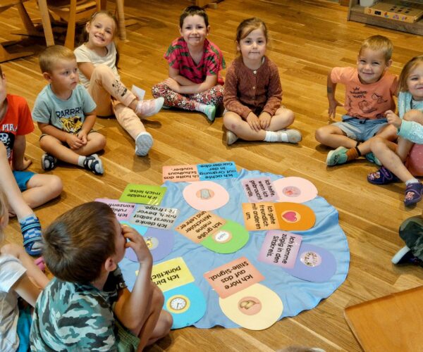 Praca na materiałach Montessori w naszym przedszkolu