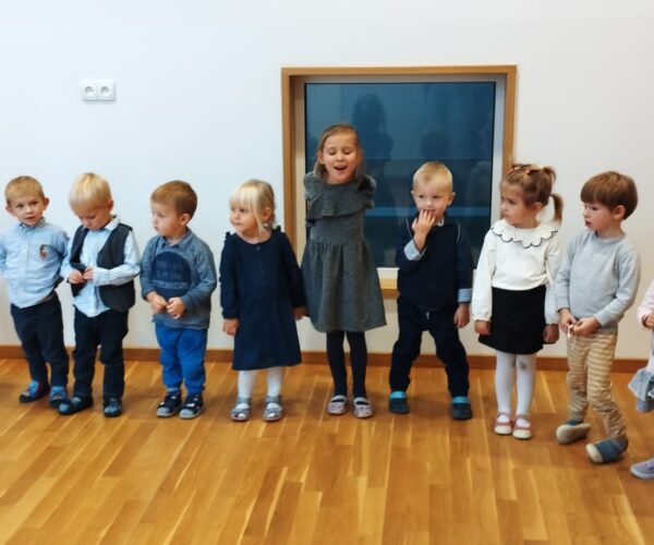 Begrüssungsfeier der neuen Kindern in unserem Kindergarten.