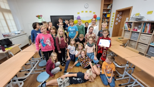 Heute fand an unserer Schule die Party der 4. Klasse statt.